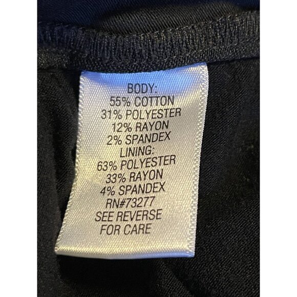 Croft & Barrow effortless stretch black SKORT SIZE 18 REG Womens - Picture 7 of 7